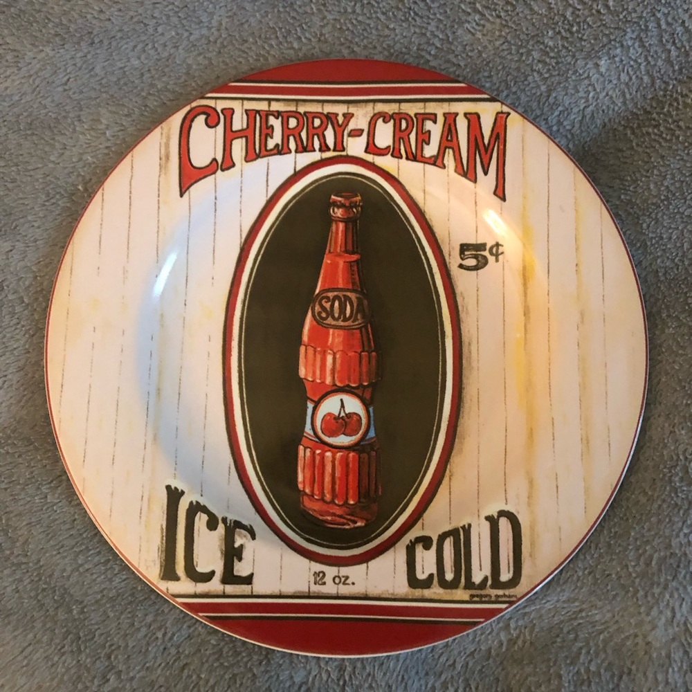Cherry Cream Soda Plate
